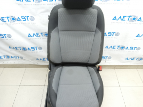 Passenger seat Ford Escape MK3 13-19 without airbag, mechanical, cloth black-gray, for dry cleaning