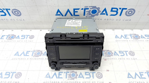 Radio tape recorder Hyundai Sonata 15-17 medium display, chrome useful