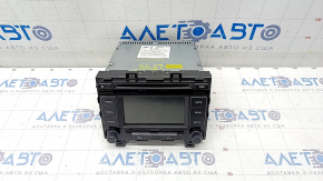 Radio tape recorder Hyundai Sonata 15-17 medium display, chrome useful