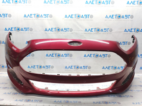 Front bumper bare Ford Fiesta 14-19 rest usa, red, scratches, bumps