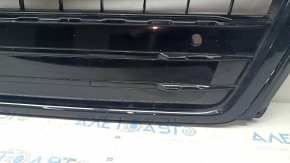 Radiator grill assembly Audi Q7 16-19 black gloss, for camera, for parking sensors, sand, painted emblems