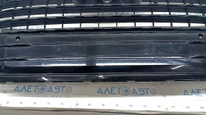 Radiator grill assembly Audi Q7 16-19 black gloss, for camera, for parking sensors, sand, painted emblems