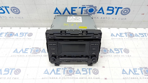 Radio tape recorder Hyundai Sonata 15-17 small display, chrome useful