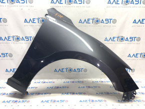 Front right wing Mazda 3 14-18 BM graphite 42A, rust, fastening pressed, bumps