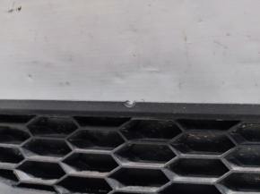 Front bumper grille left VW Passat b7 12-15 USA without fog lights, with molding, sand on chrome, scratch, broken fasteners