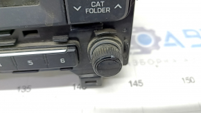 Radio tape recorder Hyundai Sonata 15-17 small display, chrome is worn out, knob is broken