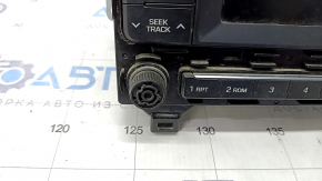Radio tape recorder Hyundai Sonata 15-17 small display, chrome is worn out, knob is broken