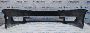 Bare front bumper VW Passat b7 12-15 USA blue, pressed, scratches, non-factory holes