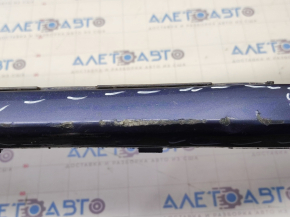 Bare front bumper VW Passat b7 12-15 USA blue, pressed, scratches, non-factory holes