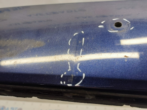 Bare front bumper VW Passat b7 12-15 USA blue, pressed, scratches, non-factory holes