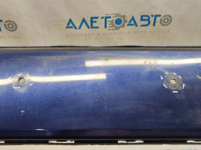 Bare front bumper VW Passat b7 12-15 USA blue, pressed, scratches, non-factory holes
