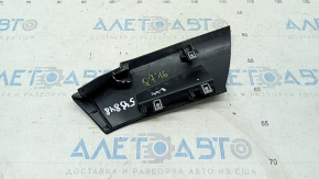 Front panel trim center right Audi Q7 16- black, broken fastener
