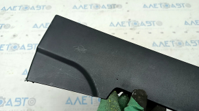 Front left center console trim Audi Q7 16- black, scratches, broken fastener