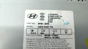 Radio tape recorder PA710S Hyundai Sonata 11-15 worn keys