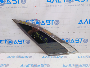 Window blind glass rear left Lincoln MKZ 13-20 chrome, scratches on chrome