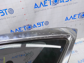 Window blind glass rear left Lincoln MKZ 13-20 chrome, scratches on chrome