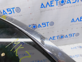 Window blind glass rear left Lincoln MKZ 13-20 chrome, scratches on chrome