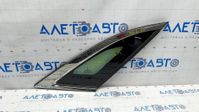 Window blind glass rear right Lincoln MKZ 13-20 chrome scratches on chrome, scratches on glass