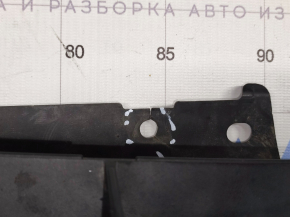 Front bumper bare Mazda 3 14-16 BM prerest, graphite, cracks, pressed, scratches, broken fastenings