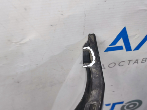 Front bumper bare Mazda 3 14-16 BM prerest, graphite, cracks, pressed, scratches, broken fastenings
