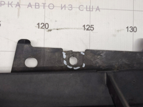 Front bumper bare Mazda 3 14-16 BM prerest, graphite, cracks, pressed, scratches, broken fastenings