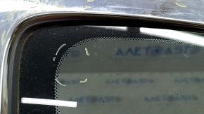 Window blind glass rear right Nissan Rogue 14-20 scratches on chrome, scratches on glass