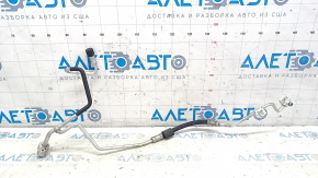 Air conditioner tube compressor-heater third Audi Q7 16- long