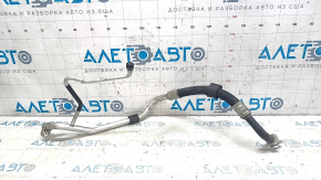 Air conditioner tube compressor-heater third Audi Q7 16- short