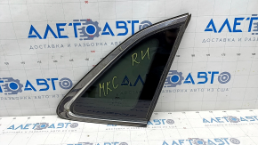 Window blind glass rear right Lincoln MKC 15 - scratches on chrome, scratches on glass
