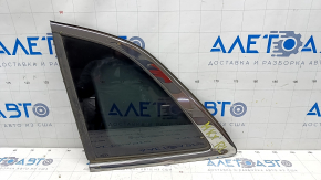 Window blind glass rear left Lincoln MKX 16- chrome, scratches on chrome
