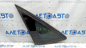 Window blind glass rear left Lexus RX300 RX330 RX350 RX400h 04-09 without molding, scratches on glass