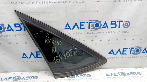 Window blind glass rear left Lexus RX300 RX330 RX350 RX400h 04-09 without molding, scratches on glass