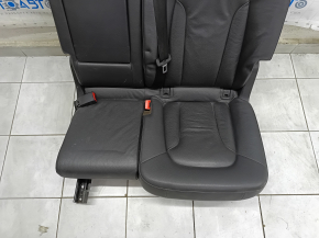 Rear row of seats 2nd row Audi Q7 4L 10-15 heated, leather black, missing right part