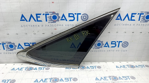 Window blind glass rear right Lexus RX350 RX450h 10-15 chrome scratches on chrome, scratches on glass