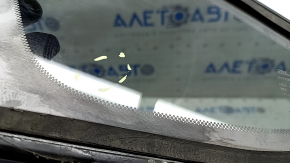 Window blind glass rear right Lexus RX350 RX450h 10-15 chrome scratches on chrome, scratches on glass