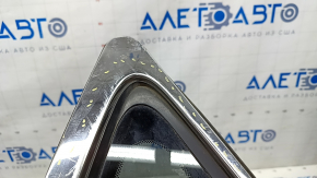 Window blind glass rear right Lexus RX350 RX450h 10-15 chrome scratches on chrome, scratches on glass