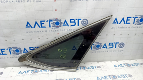 Window blind glass rear right Lexus RX350 RX450h 10-15 chrome scratches on chrome, scratches on glass