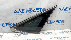 Window blind glass rear right Lexus RX350 RX450h 10-15 chrome scratches on chrome, scratches on glass
