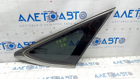 Window blind glass rear right Lexus RX350 RX450h 10-15 chrome scratches on chrome, scratches on glass