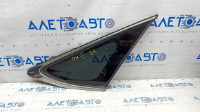 Window blind glass rear right Lexus RX350 RX450h 10-15 chrome scratches on chrome, scratches on glass