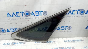 Window blind glass rear right Lexus RX350 RX450h 10-15 chrome scratches on chrome, scratches on glass