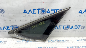 Window blind glass rear right Lexus RX350 RX450h 10-15 chrome scratches on chrome, scratches on glass