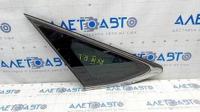 Window blind glass rear left Lexus RX350 RX450h 10-15 chrome scratches on chrome, scratches on glass