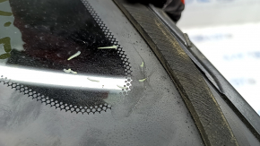 Window blind glass rear left Lexus RX350 RX450h 10-15 chrome scratches on chrome, scratches on glass