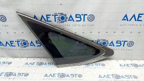 Window blind glass rear left Lexus RX350 RX450h 10-15 chrome scratches on chrome, scratches on glass