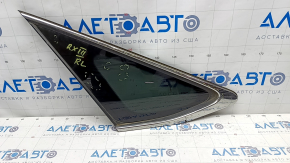 Window blind glass rear left Lexus RX350 RX450h 10-15 chrome scratches on chrome, scratches on glass