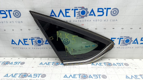 Window blind glass rear left Ford Fusion mk5 13-20 one chrome, scratches on chrome, scratch on glass