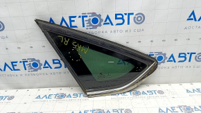 Window blind glass rear left Ford Fusion mk5 13-20 one chrome, scratches on chrome, scratch on glass