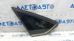 Window blind glass rear left Ford Fusion mk5 13-20 one chrome, scratches on chrome, scratch on glass