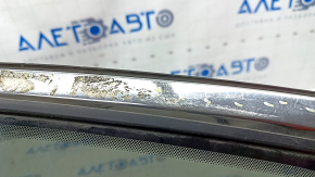Window blind glass rear left Lincoln MKC 15 - scratches on chrome, scratch on glass